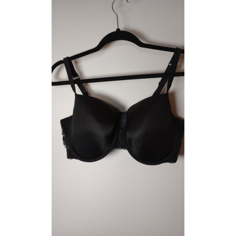 Ambrielle Lightly Padded Black Lace Underwire Bra 42D